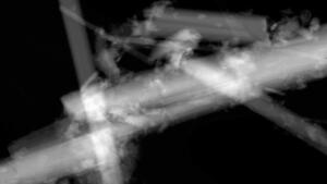 Fasern des Minerals Erionit