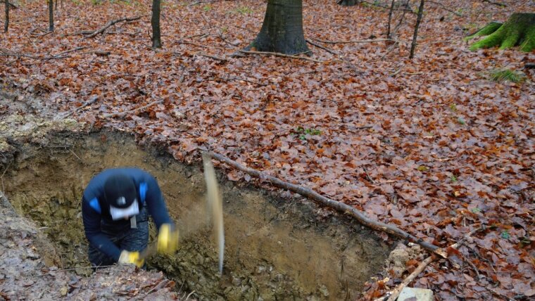 Bodenmessstellenbau im Hainich