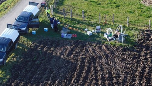 Grundwassersprobenahme im Hainich-Critical-Zone-Exploratory