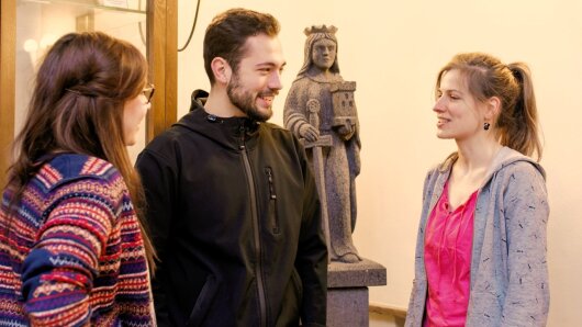 Studierende im Institut für Geowissenschaften