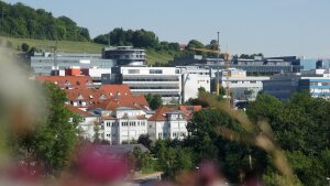 Blick auf den Forschungscampus am Jenaer Beutenberg.