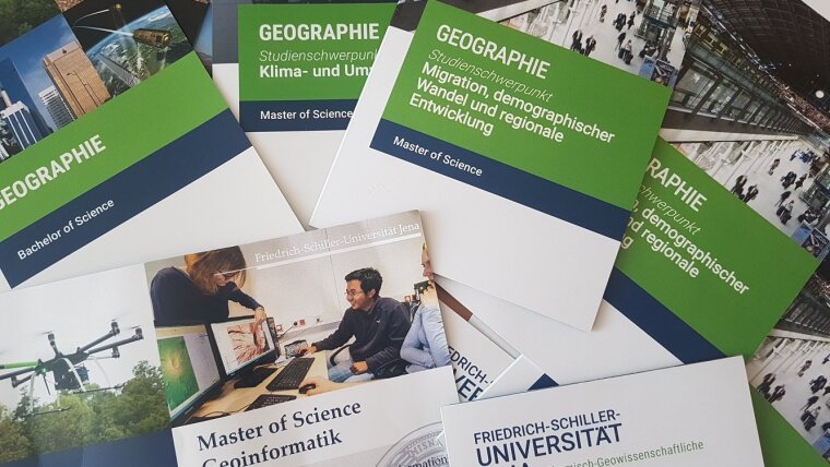 Flyer zum Studienfach Geographie