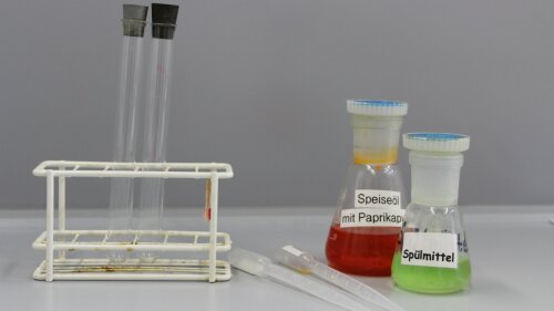 Tensidversuch Haushaltsreiniger Lernset