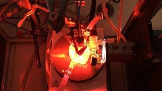 Irradiation of a photocatalyst