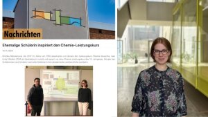 Beitrag auf der Website des Friedrich-Wilhelm-Gymnasiums Trier über den Besuch von Kristína Rabatinová als Gastrednerin zum Thema Chemiestudium und grüner Wasserstoff.