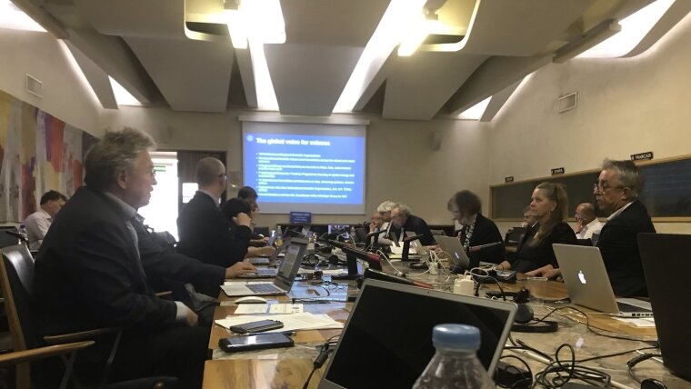 Benno Werlen beim BRIDGES Meeting