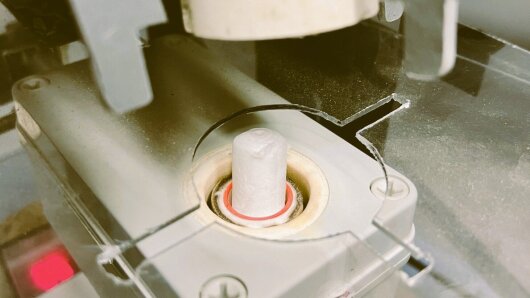 Curie temperature measurement.