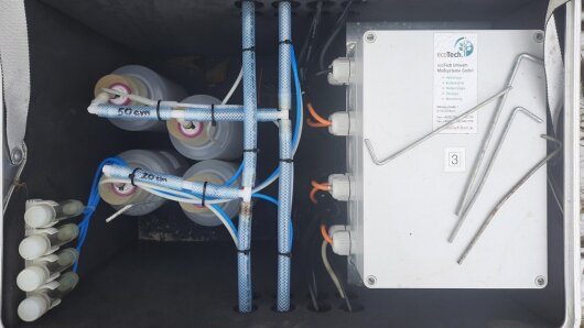 Soil hydrology measuring station
