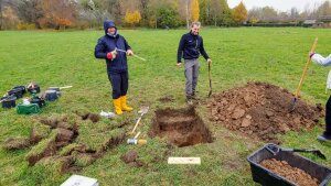 Creation of a trench (Gessenwiese)