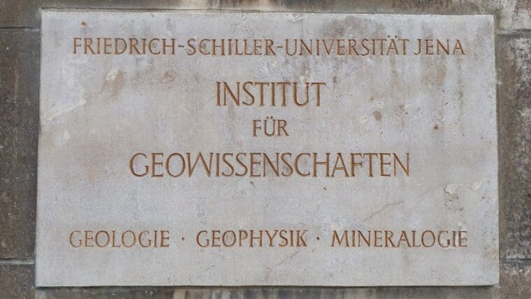 Stone plate in the entrance area