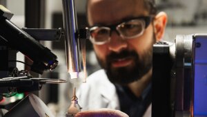 A crystallographer at work