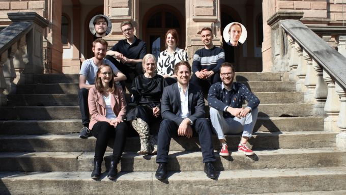 obere Reihe: Malte Petersen, Christoph Bley, Henriette Sempert, Marcel Simon; untere Reihe: Antonia Fruntke, Anke Müller-Drabant, Timm Wilke, Nicolai ter Horst; eingefügt: Björn Bartram, Manuel Wejner