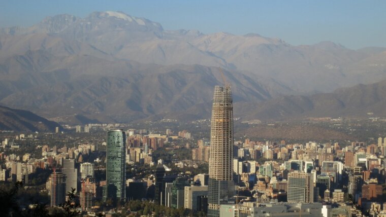 Santiago de Chile: Millionenmetropole an den Füßen der Anden.